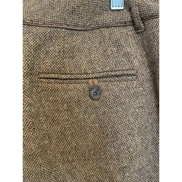 Eddie Bauer Blakely Fit Tweed Wool Blend Straight Leg High Rise Trousers SZ 16 - Picture 8 of 12